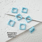 Heart Circle Floral Metal Beads Painted Solid Color Bulk 20pcs 17
