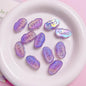 Glow Flat Acrylic Beads 15x26mm UV Plating Glow In The Dark 10pcs 15