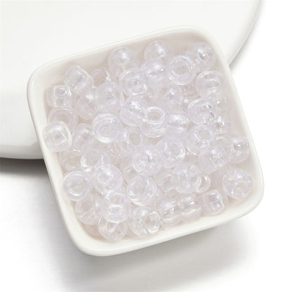 Mermaid Color Pony Beads 9mm Acrylic Pearly Pastel 200pcs 13