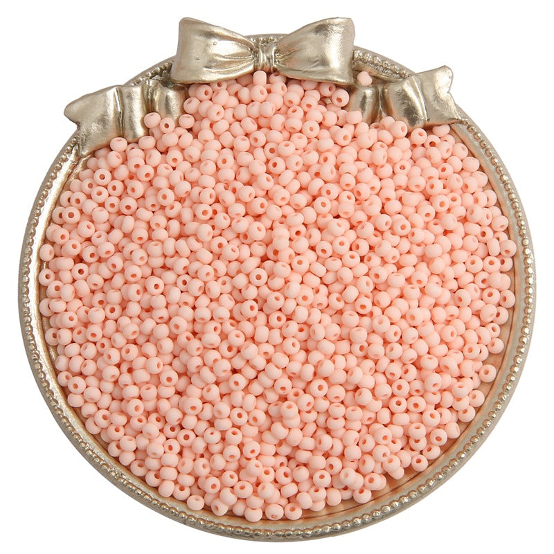 Frosted Seed Glass Beads 4mm Pastel Colors Matte Finish 320pcs 13