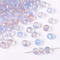 Czech Glass Beads Faceted 7 8mm Gradient Pastel Colors 50pcs 13