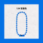 Multi Colored Iron Ball Chain Key Rings 10mm 12mm Length 100pcs 18