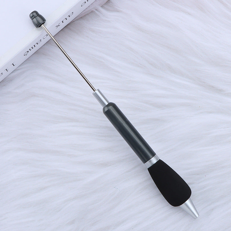 Beadable Ballpoint Pen Comfortable Grip Sponge Sheath Black Ink 1.0mm 19