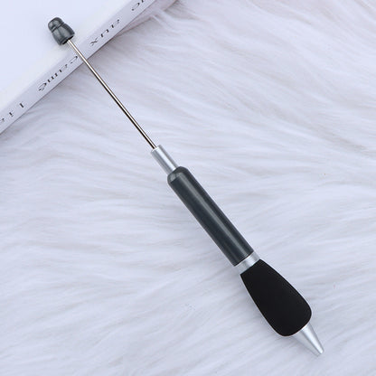 Beadable Ballpoint Pen Comfortable Grip Sponge Sheath Black Ink 1.0mm 19