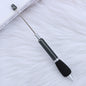 Beadable Ballpoint Pen Comfortable Grip Sponge Sheath Black Ink 1.0mm 19