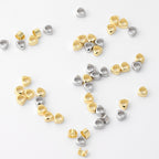 Brass Arc Triangle Spacer Beads 2.5mm 100pcs 3