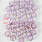 Clear Christmas Tree Inside Resin Beads 16mm Round Colorful 20pcs 9