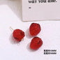 Lampwork Glass Beads Fruit Series Handmade Orange Green 10pcs 6