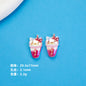 Plating Summer Sanrio Resin Beads Glossy Beverage Dessert 10pcs 12