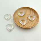 Transparent Heart Square Rectangular Angel Ring Acrylic Bead Frames 32*29mm