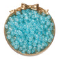 Crackle Round Glass Beads 8mm Colored Hole 1.3mm 50pcs 7