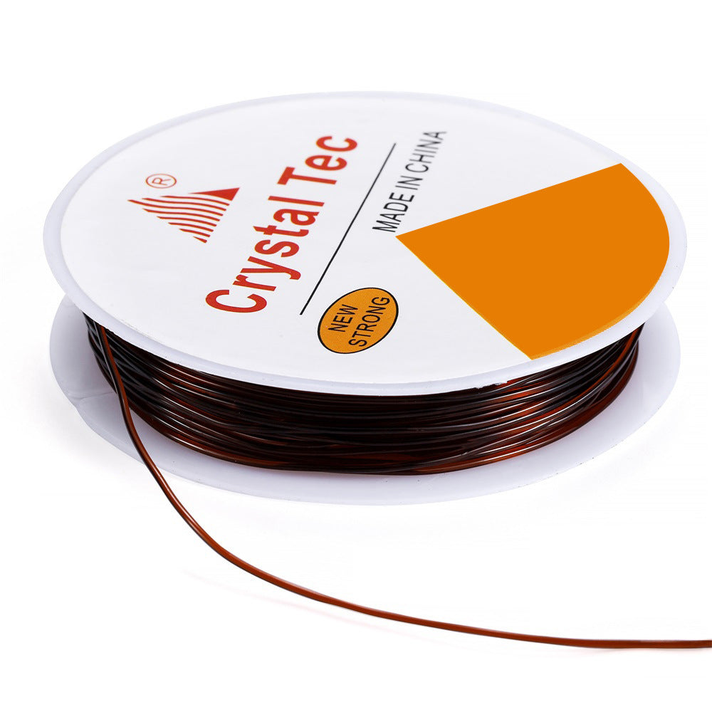 Clear Elastic TPU Thread 0.6mm Diameter 10m Length 6pcs 6