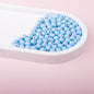 Solid Color Rubberized Round Acrylic Beads 8mm 20