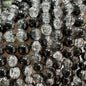 Crackle Glass Beads Round 8mm Dual Color Explosion 10 Strands 14