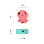 Octopus Clay Beads 10mm Colorful Polymer Cute Faces 100pcs 4