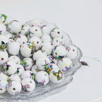 Plating Halloween Witch Acrylic Round Beads 16mm Mixed 50pcs 2
