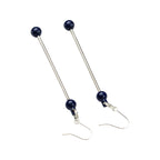 Beadable Earrings Metal Colorful Bar 7.8cm 4.4g Wholesale 5