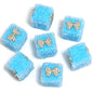 Butterfly Pentagram Cube Rhinestone Beads 22mm Vibrant Metal Embellished 5pcs 22