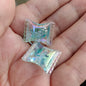 Transparent Candy Bag Acrylic Beads 17x21mm UV Plating 100pcs 4