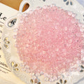 Electroplated Transparent Diamond Glass Beads 6mm 8mm 60pcs 6