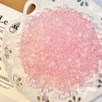 Electroplated Transparent Diamond Glass Beads 6mm 8mm 60pcs 6
