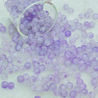 Frosted Round Glass Beads 6mm Colorful Speckled Matte Finish 50pcs 11