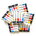 Silicone Focal Beads Thermometer Size Matters Colorful Graphic 20pcs