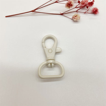 Colorful Plastic Swivel Snap Hook Keychain Clasps 40mm 20pcs 6