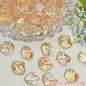 Irregular Moonstone Glass Beads 14mm Clear Pastel Mixed Colors 50pcs 8