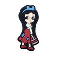 Silicone Focal Beads Cartoon Princess Sitting Pose 20pcs 6