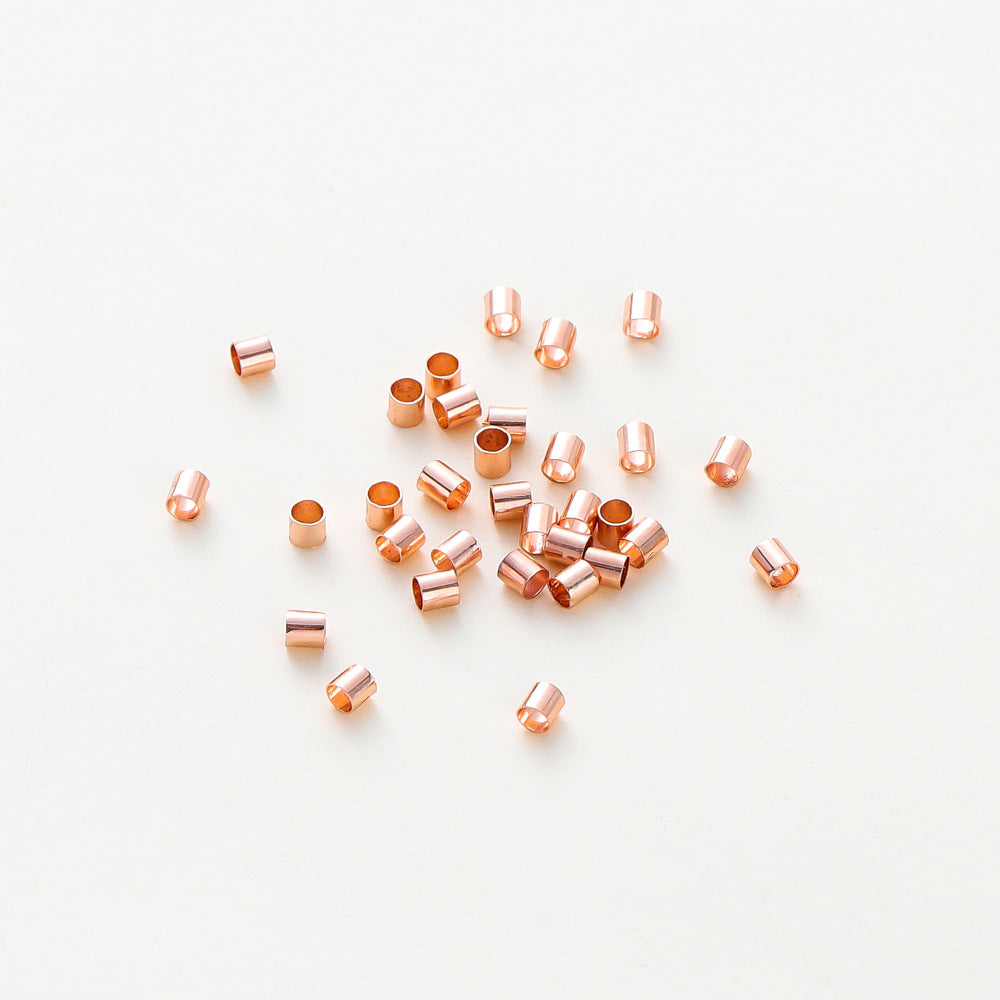 Brass Tube Metal Beads 1.5/2/2.5mm Smooth 100pcs 7