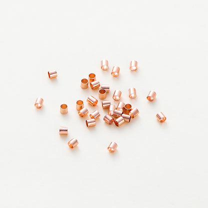 Brass Tube Metal Beads 1.5/2/2.5mm Smooth 100pcs 7