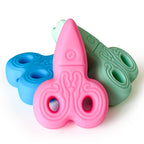 Silicone Focal Beads Creative Scissors Embossed Details Color Mix 20pcs 5