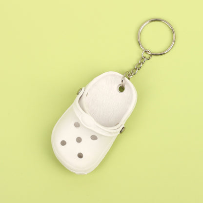 Silicone Mini Slippers Couple Keychain Colorful Clog Style 11