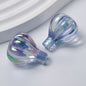 High Transparency UV Plating Hot Air Balloon Acrylic Beads 25-30mm 10pcs 5