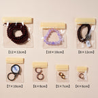 Colorful Transparent PVC Top Seal Zip Lock Bags 4x6 to 8x12cm 100pcs 12