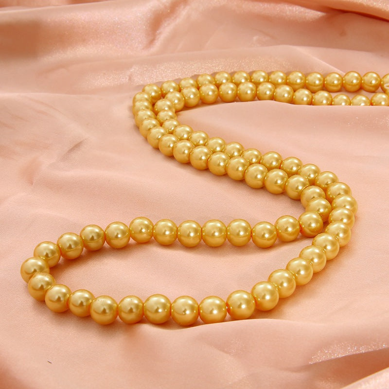 Pearl Round Glass Beads 10mm Imitation Lustrous Colors 20pcs 13