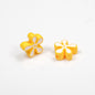 Irregular Sponge Flower Acrylic Beads 14mm Glossy Colorful 50pcs 10