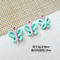 Butterfly Painted Metal Beads Decorative Alloy 10pcs 9