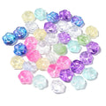 Bear Paw Transparent Glass Beads 14x15mm Assorted Colors 20pcs 6
