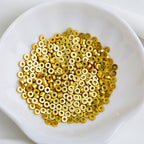 Brass Cylindrical Spacer Beads 4-8mm Matte Golden 50pcs 3