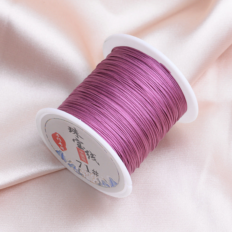 Nylon Thread Solid Color Glossy Finish 0.4mm 60m Spool 41