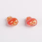 Lampwork Glass Beads Irregular Bone Shape 12mm Glow In The Dark 10pcs 10