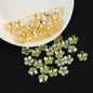 Iridescent Cherry Blossom Glass Beads 10mm Assorted Colors 100pcs 8