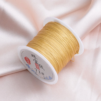 Nylon Thread Solid Color Glossy Finish 0.4mm 60m Spool 49