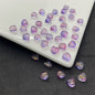 Czech Glass Beads Small Heart 6mm Peach Color 100pcs 29