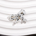 Splashed Ink Pattern Bow Acrylic Beads 29mm Colorful 20pcs 5