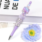 Plating Handbag Acrylic Beads 24mm UV Glitter Powder 50pcs 2