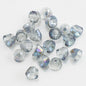 Bell Electroplated Glass Beads 8mm Sparkling Mixed Colors 50pcs 8