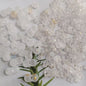 Acrylic Peanut Spacer Beads 3x6 6x11mm Transparent Frosted Gilded 1000pcs 9